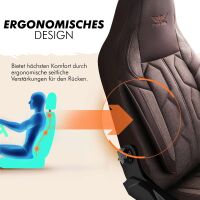 Sitzbez&uuml;ge passend f&uuml;r Volvo V90 in Braun 1098P024