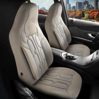 Sitzbezüge passend für Mitsubishi Space Star in Beige 1098P040