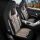 Sitzbezüge passend für Audi Q5 in Beige Schwarz 1098P043