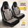 Sitzbezüge passend für Mitsubishi Space Star in Beige Schwarz 1098P043