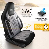 Sitzbezüge passend für Hyundai Santa Fe in Grau...