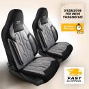 Sitzbez&uuml;ge passend f&uuml;r Kia Stinger in Grau Schwarz 1098P073