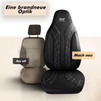 Sitzbez&uuml;ge passend f&uuml;r Lexus NX in Schwarz 1100P001