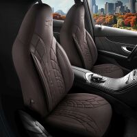 Sitzbezüge passend für Jaguar XF in Braun 1100P100