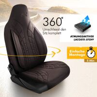 Sitzbezüge passend für Renault Laguna in Braun...