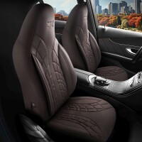 Sitzbezüge passend für Volvo S80 in Braun 1100P100