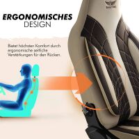 Sitzbez&uuml;ge passend f&uuml;r Fiat Punto in Beige Braun 1100P103