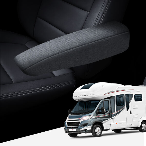 Universal Armlehnenbezug in Grau