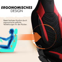 Sitzbez&uuml;ge passend f&uuml;r Audi Q5 in Schwarz Rot 1255P012