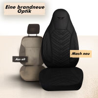 Sitzbez&uuml;ge passend f&uuml;r Audi A6 in Schwarz 1255P003