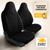 Sitzbez&uuml;ge passend f&uuml;r Chevrolet Orlando in Schwarz 1255P003