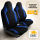 Sitzbezüge passend für Audi A6 in Schwarz Blau 1255P011