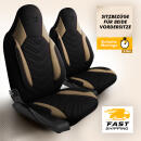 Sitzbez&uuml;ge passend f&uuml;r BMW 4er in Schwarz Beige 1255P043