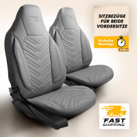 Sitzbez&uuml;ge passend f&uuml;r VW Bora in Grau 1255P070