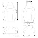 Sitzbez&uuml;ge (Pilot) passend f&uuml;r Mitsubishi Space Star in Schwarz Beige 1256P015