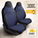 Sitzbez&uuml;ge (Pilot) passend f&uuml;r Volvo XC40 in Blau Schwarz 1256P093