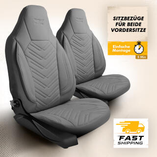Sitzbezüge passend für Bürstner Wohnmobil Caravan in Grau 1255P070