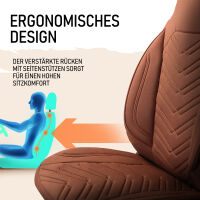 Sitzbez&uuml;ge passend f&uuml;r Carthago Wohnmobil Caravan in Braun 1255P030