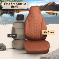Sitzbez&uuml;ge passend f&uuml;r Knobloch Wohnmobil Caravan in Braun 1255P030