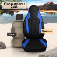 Sitzbez&uuml;ge passend f&uuml;r Joko Wohnmobil Caravan in Schwarz Blau 1255P011