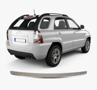Ladekantenschutz passend f&uuml;r Kia Sportage ab Bj. 2019 (Silber)