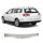Ladekantenschutz passend für VW Passat B6 Bj. 2005-2012 (Silber)