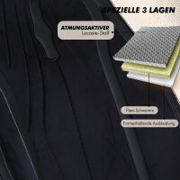 Sitzbez&uuml;ge (Pilot) passend f&uuml;r Seat Exeo in Schwarz DLX2081