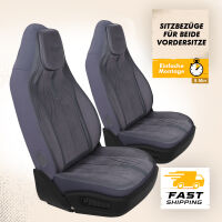 Sitzbez&uuml;ge (Pilot) passend f&uuml;r Mercedes Benz W124 S123 in Grau DLX2088