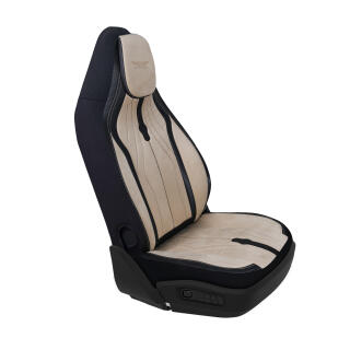 Sitzbezüge (Pilot) passend für Subaru Impreza in Beige Schwarz DLX2089
