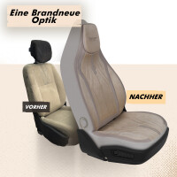 Sitzbez&uuml;ge (Pilot) passend f&uuml;r Mitsubishi L200 in Beige DLX2090