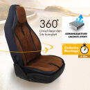 Sitzbez&uuml;ge (Pilot) passend f&uuml;r Suzuki Vitara in Braun Schwarz DLX2091