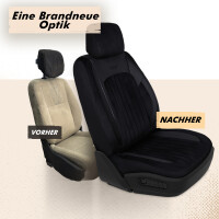 Sitzbez&uuml;ge passend f&uuml;r VW Touareg in Schwarz AKD3021