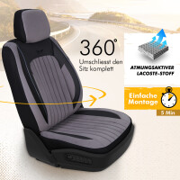 Sitzbez&uuml;ge passend f&uuml;r Chevrolet Captiva in Grau Schwarz AKD3027
