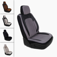 Sitzbezüge passend für Mazda 2 in Grau Schwarz...