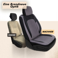 Sitzbez&uuml;ge passend f&uuml;r Suzuki Vitara in Grau Schwarz AKD3027