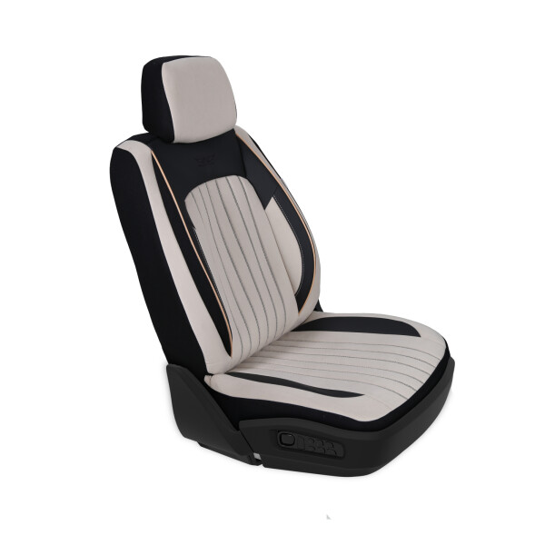 Sitzbezüge passend für Citroen Jumper in Beige Schwarz AKD3029