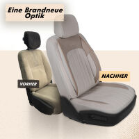 Sitzbez&uuml;ge passend f&uuml;r Chevrolet Captiva in Beige AKD3032