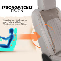 Sitzbez&uuml;ge passend f&uuml;r Kia Optima in Beige AKD3032