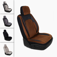 Sitzbezüge passend für Fiat Doblo in Braun...