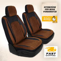 Sitzbez&uuml;ge passend f&uuml;r Seat Ibiza in Braun Schwarz AKD3030