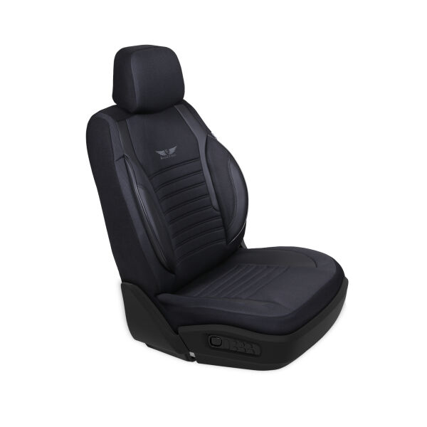 Sitzbezüge passend für Fiat Fiorino in Schwarz GKS2241