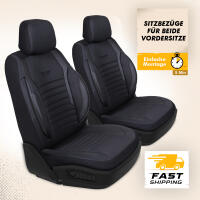 Sitzbez&uuml;ge passend f&uuml;r Seat Altea in Schwarz GKS2241