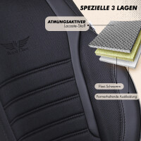 Sitzbez&uuml;ge passend f&uuml;r VW Arteon in Schwarz GKS2241