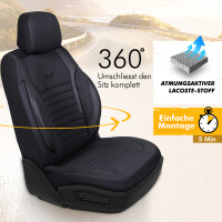 Sitzbez&uuml;ge passend f&uuml;r VW Passat in Schwarz GKS2241