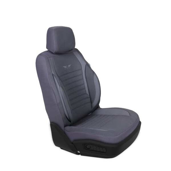 Sitzbezüge passend für Mitsubishi L200 in Dunkelgrau GKS2248