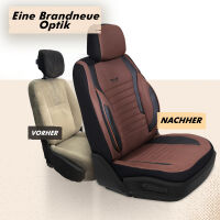 Sitzbez&uuml;ge passend f&uuml;r Fiat Fiorino in Braun Schwarz GKS2253