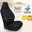 Sitzbez&uuml;ge passend f&uuml;r Iveco Daily in Schwarz UZY2121