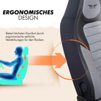 Sitzbez&uuml;ge passend f&uuml;r VW Arteon in Grau Schwarz UZY2129