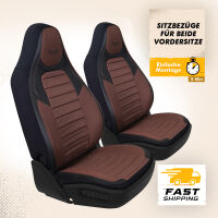 Sitzbez&uuml;ge passend f&uuml;r Citroen Jumper in Braun Schwarz UZY2132