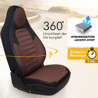 Sitzbez&uuml;ge passend f&uuml;r Fiat Scudo in Braun Schwarz UZY2132